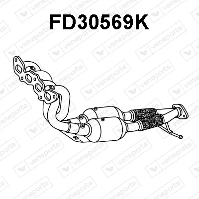 Catalizador codo admisión Ford FOCUS C-MAX · Ford FOCUS II · Ford FOCUS II Turnier