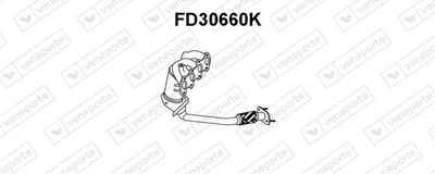 Catalizador codo admisión Ford FIESTA IV