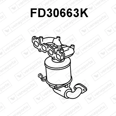 Catalizador codo admisión Ford FIESTA V · Ford FUSION · Ford FIESTA VI