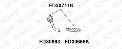 Catalizador Ford ESCORT V Turnier · Ford ESCORT V Saloon · Ford ORION III