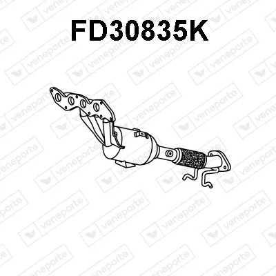 Catalizador codo admisión Ford FOCUS C-MAX · Ford FOCUS II · Ford FOCUS II Turnier