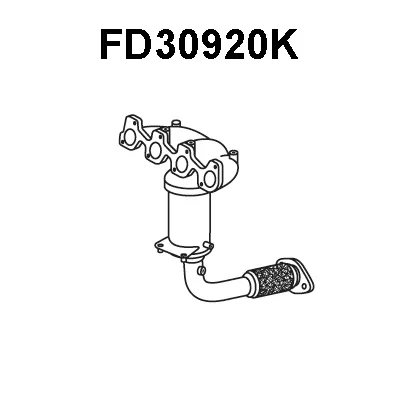 Catalizador codo admisión VENEPORTE FD30920K