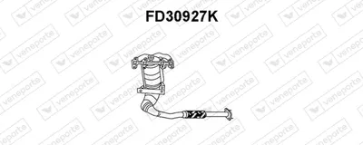 Catalizador codo admisión Ford FIESTA IV