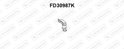 Catalizador codo admisión Ford MONDEO III Saloon · Ford MONDEO III