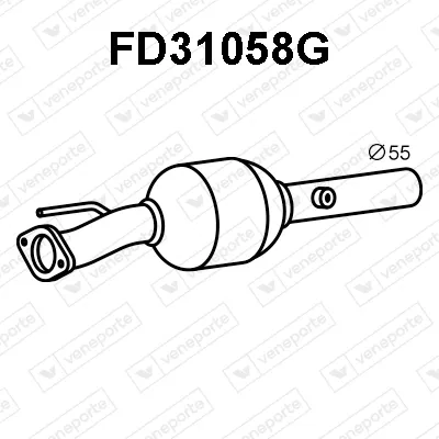 Filtro de partículas Ford KUGA II · Ford KUGA II VAN