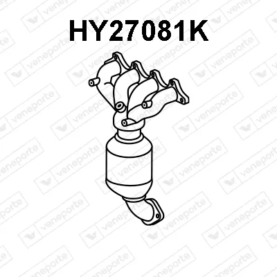 Catalizador codo admisión Hyundai ACCENT II · Hyundai GETZ · Hyundai ACCENT II Saloon