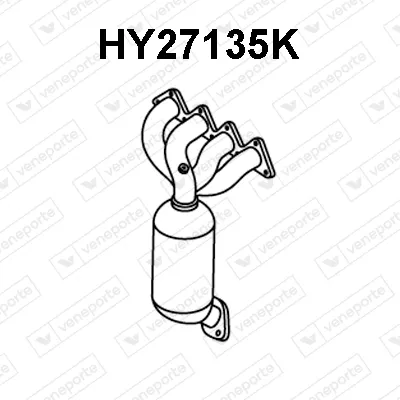Catalizador codo admisión Hyundai GETZ