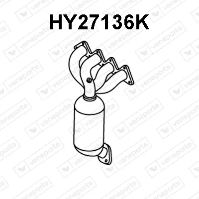 Catalizador codo admisión Hyundai GETZ