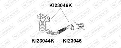 Catalizador codo admisión VENEPORTE KI23046K