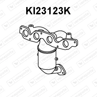 Catalizador codo admisión Kia PICANTO II · Kia RIO III · Kia RIO III Saloon