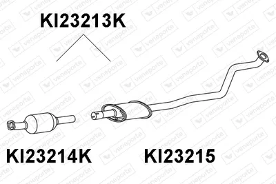 Catalizador Kia RIO III · Kia RIO III Saloon