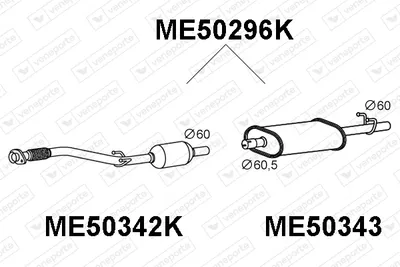 Catalizador Mercedes-Benz SPRINTER 2-t Platform/Chassis · Mercedes-Benz SPRINTER 2-t Van · Mercedes-Benz SPRINTER 2-t Bus