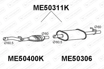 Catalizador Mercedes-Benz SPRINTER 2-t Platform/Chassis · Mercedes-Benz SPRINTER 2-t Van · Mercedes-Benz SPRINTER 2-t Bus
