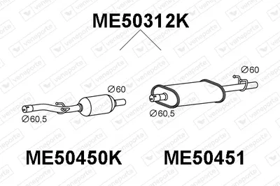 Catalizador Mercedes-Benz SPRINTER 2-t Platform/Chassis · Mercedes-Benz SPRINTER 2-t Van · Mercedes-Benz SPRINTER 2-t Bus
