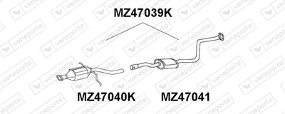 Catalizador Mazda DEMIO