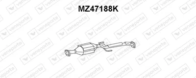 Catalizador Mazda 323 S VI Saloon · Mazda 323 F VI Hatchback
