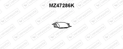 Catalizador Mazda 121 II