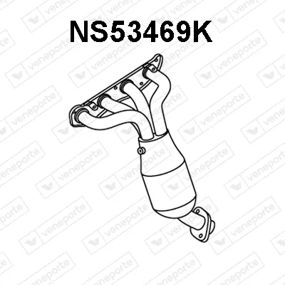 Catalizador codo admisión Nissan QASHQAI I
