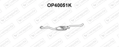 Catalizador Opel CALIBRA A