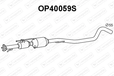 Filtro de partículas Opel ZAFIRA / ZAFIRA FAMILY B · Opel ZAFIRA B Box Body/MPV · Vauxhall ZAFIRA Mk II