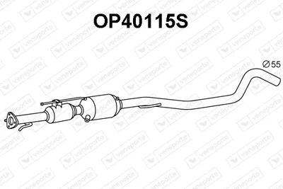 Filtro de partículas Opel ZAFIRA / ZAFIRA FAMILY B · Opel ZAFIRA B Box Body/MPV · Vauxhall ZAFIRA Mk II