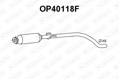 Filtro de partículas Opel CORSA D · Opel CORSA D Hatchback Van · Vauxhall CORSA Mk III