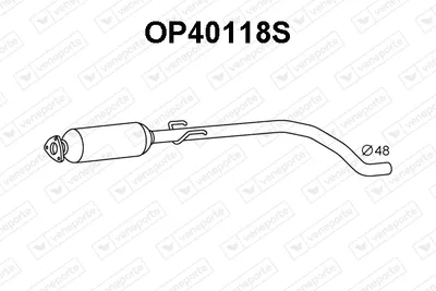Filtro de partículas Opel CORSA D · Opel CORSA D Hatchback Van · Vauxhall CORSA Mk III