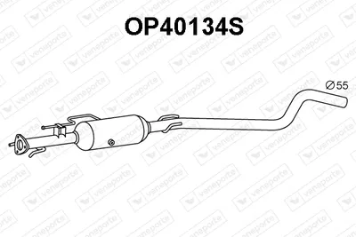 Filtro de partículas Opel ASTRA H · Opel ASTRA H GTC · Vauxhall ASTRA Mk V