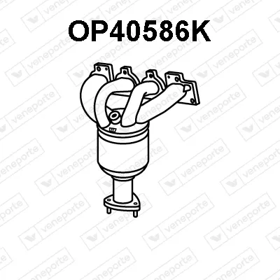 Catalizador codo admisión Opel VECTRA C · Opel VECTRA C GTS