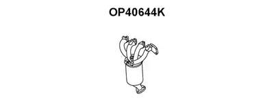 Catalizador codo admisión VENEPORTE OP40644K