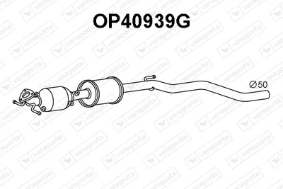Filtro de partículas Opel ASTRA K · Vauxhall ASTRA Mk VII