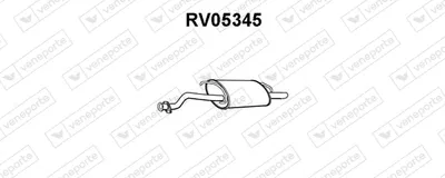 Silenciador posterior Rover 400 II · Rover 400 Tourer