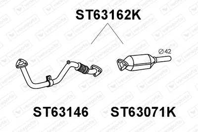 Catalizador Seat CORDOBA · Seat IBIZA II · Seat INCA