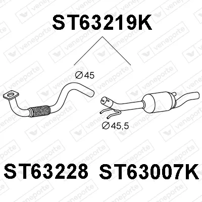 Catalizador Seat CORDOBA · Seat IBIZA II · Seat INCA