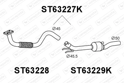Catalizador Seat CORDOBA · Seat IBIZA II · Seat INCA
