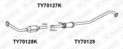 Catalizador VENEPORTE TY70127K