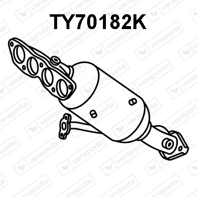 Catalizador codo admisión Toyota YARIS · Toyota YARIS Hatchback Van