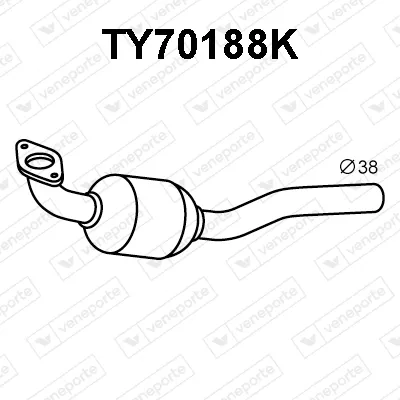 Catalizador Toyota YARIS · Toyota YARIS Hatchback Van