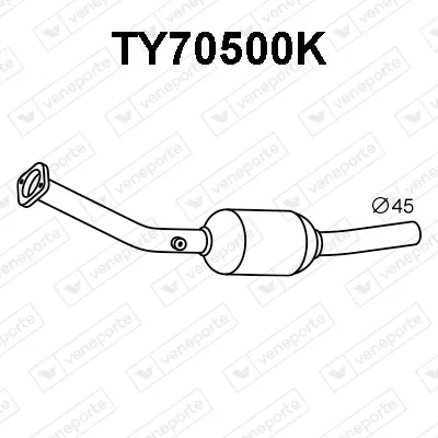 Catalizador Toyota YARIS · Toyota YARIS VERSO VAN