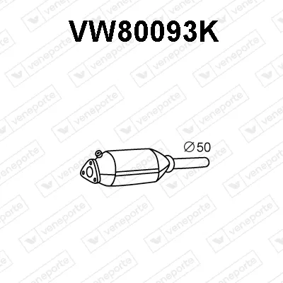 Catalizador Vw PASSAT B3/B4 · Vw PASSAT B3/B4 Variant · Vw GOLF III Cabriolet