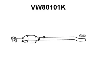 Catalizador VENEPORTE VW80101K