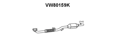 Catalizador VENEPORTE VW80159K