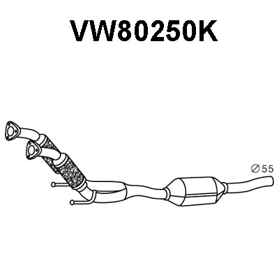 Catalizador VENEPORTE VW80250K