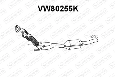 Catalizador Vw TOURAN · Vw GOLF V · Vw GOLF PLUS V