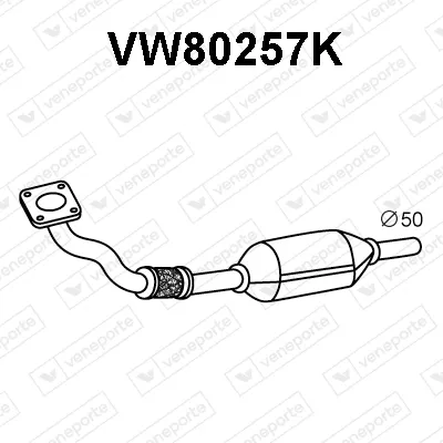 Catalizador Vw PASSAT B3/B4 · Vw PASSAT B3/B4 Variant · Vw GOLF III Cabriolet