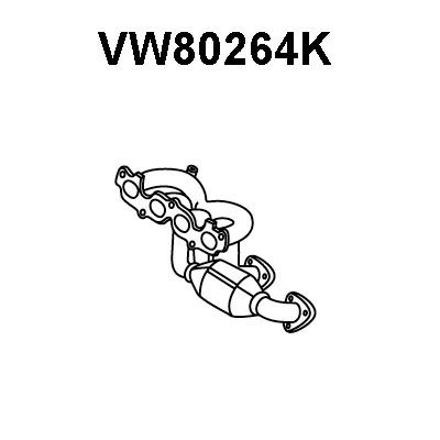 Catalizador codo admisión VENEPORTE VW80264K