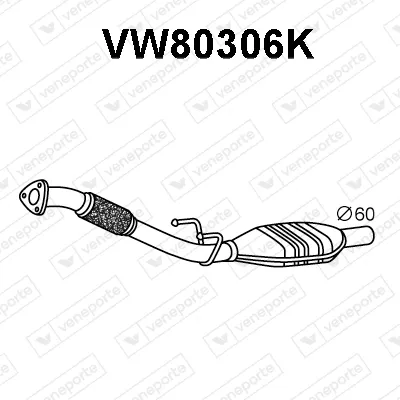 Catalizador Vw LT 28-35 II Bus · Vw LT 28-46 II Van · Vw LT 28-46 II Platform/Chassis