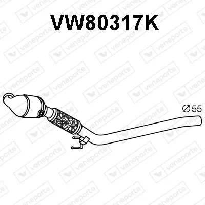 Catalizador Vw TOURAN · Vw JETTA III