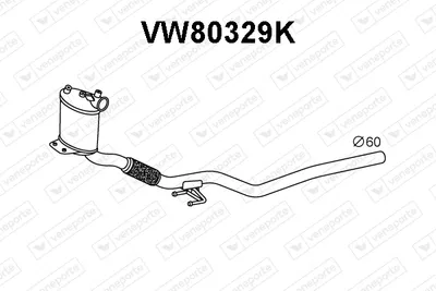 Catalizador Vw PASSAT B2 · Vw PASSAT B2 Variant · Vw TIGUAN