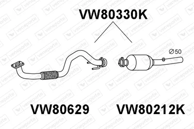 Catalizador Seat TOLEDO II · Seat LEON · Vw GOLF IV